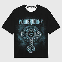 Мужская футболка оверсайз Powerwolf