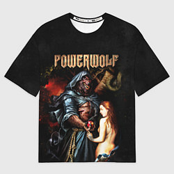 Мужская футболка оверсайз Powerwolf