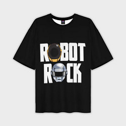 Мужская футболка оверсайз Robot Rock