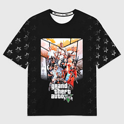 Мужская футболка оверсайз Grand Theft Auto five