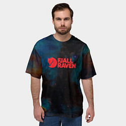 Футболка оверсайз мужская Fjall Raven Дизайнерская, цвет: 3D-принт — фото 2