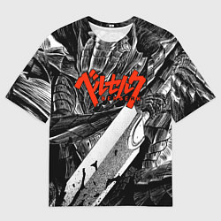 Футболка оверсайз мужская BERSERK БЕРСЕРК, цвет: 3D-принт