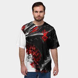 Футболка оверсайз мужская BERSERK БЕРСЕРК, цвет: 3D-принт — фото 2