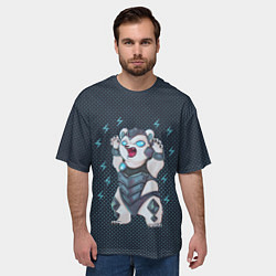 Футболка оверсайз мужская Волибир LOL, цвет: 3D-принт — фото 2