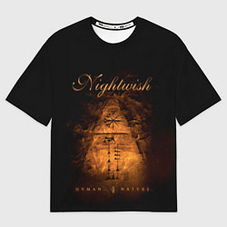Футболка оверсайз мужская NIGHTWISH, цвет: 3D-принт