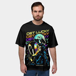 Футболка оверсайз мужская DAFT PUNK, цвет: 3D-принт — фото 2