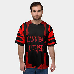 Футболка оверсайз мужская Cannibal Corpse, цвет: 3D-принт — фото 2