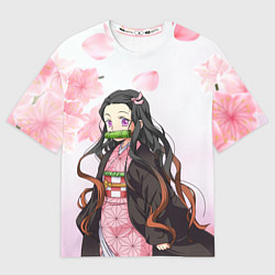 Футболка оверсайз мужская НЕЗУКА NEZUKO, цвет: 3D-принт