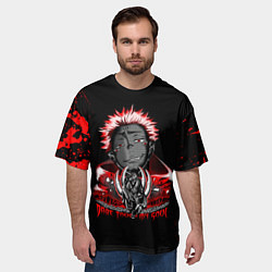 Футболка оверсайз мужская JUJUTSU KAISEN СУКУНА, цвет: 3D-принт — фото 2