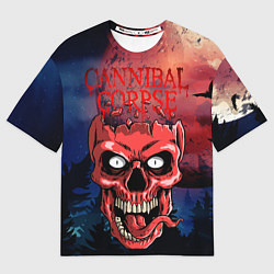 Футболка оверсайз мужская Cannibal, цвет: 3D-принт