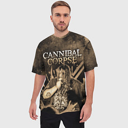 Футболка оверсайз мужская Cannibal Corpse, цвет: 3D-принт — фото 2