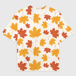 Футболка оверсайз мужская Осень Autumn, цвет: 3D-принт
