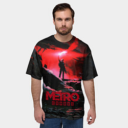 Футболка оверсайз мужская Metro Exodus, цвет: 3D-принт — фото 2