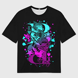 Футболка оверсайз мужская BEASTARS, Легоши и Луи, цвет: 3D-принт