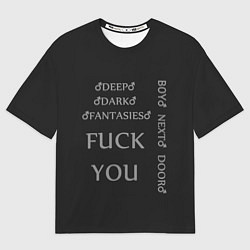 Футболка оверсайз мужская Gachi words, цвет: 3D-принт