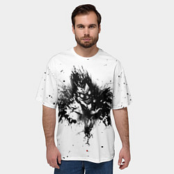 Футболка оверсайз мужская DEATH NOTE ТЕТРАДЬ СМЕРТИ, цвет: 3D-принт — фото 2