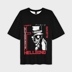 Мужская футболка оверсайз Hellsing