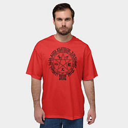 Футболка оверсайз мужская Печать Кромвеля, цвет: 3D-принт — фото 2
