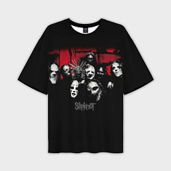 Мужская футболка оверсайз Slipknot Группа