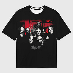 Футболка оверсайз мужская Slipknot Группа, цвет: 3D-принт