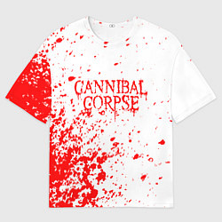 Футболка оверсайз мужская Cannibal corpse, цвет: 3D-принт
