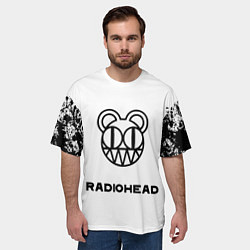 Футболка оверсайз мужская Radiohead, цвет: 3D-принт — фото 2