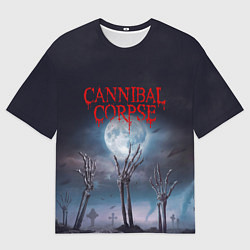 Футболка оверсайз мужская Cannibal Corpse Труп Каннибала Z, цвет: 3D-принт