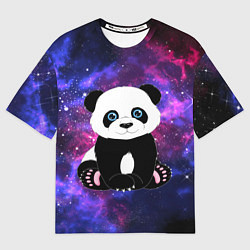 Футболка оверсайз мужская Space Panda, цвет: 3D-принт