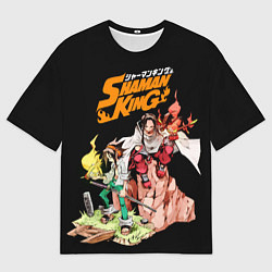 Мужская футболка оверсайз Шаман Кинг Ремейк аниме