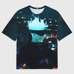 Футболка оверсайз мужская Магическая битва, цвет: 3D-принт