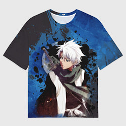 Футболка оверсайз мужская Тосиро Хицугая Блич, цвет: 3D-принт