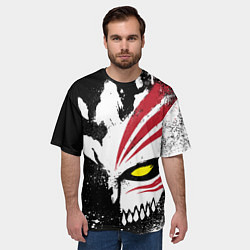 Футболка оверсайз мужская БЛИЧ МАСКА BLEACH, цвет: 3D-принт — фото 2