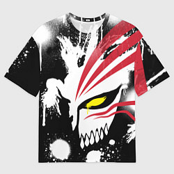 Мужская футболка оверсайз БЛИЧ МАСКА ИЧИГО ПУСТОГО