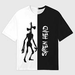 Футболка оверсайз мужская СиреноголовыйSiren Head, цвет: 3D-принт