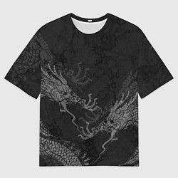 Мужская футболка оверсайз Chinese Dragons