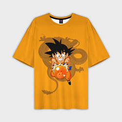 Мужская футболка оверсайз Kid Goku