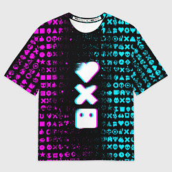 Футболка оверсайз мужская ЛЮБОВЬ СМЕРТЬ И РОБОТЫ, цвет: 3D-принт