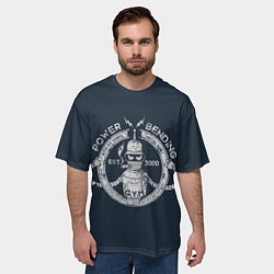 Футболка оверсайз мужская Сгибальщик 3000, цвет: 3D-принт — фото 2