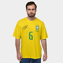 Футболка оверсайз мужская Р Карлос футболка сборной, цвет: 3D-принт — фото 2
