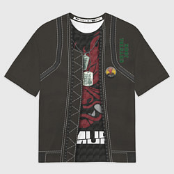 Футболка оверсайз мужская Куртка Cyberpunk 2077, цвет: 3D-принт