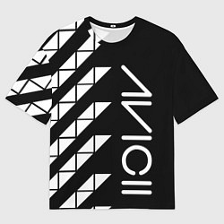 Мужская футболка оверсайз AVICII ГЕОМЕТРИЯ