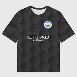 Футболка оверсайз мужская Manchester City Home Goalkeeper 202122, цвет: 3D-принт