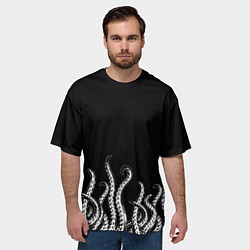 Футболка оверсайз мужская Octopus Щупальца, цвет: 3D-принт — фото 2