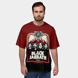 Футболка оверсайз мужская Black Sabbath, цвет: 3D-принт — фото 2