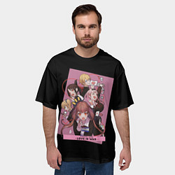 Футболка оверсайз мужская Kaguya Sama Госпожа Кагуя, цвет: 3D-принт — фото 2