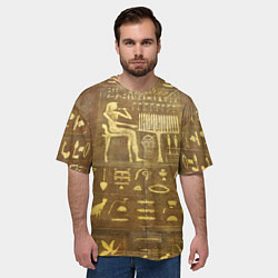 Футболка оверсайз мужская Настенная живопись, цвет: 3D-принт — фото 2