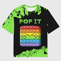 Мужская футболка оверсайз Поп Ит Симпл Димпл - Краска