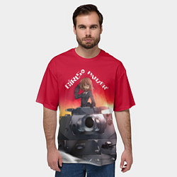 Футболка оверсайз мужская Girls und Panzer Девушки и танки z, цвет: 3D-принт — фото 2