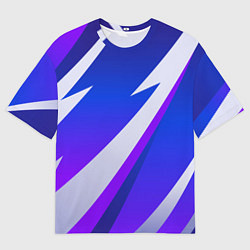 Мужская футболка оверсайз SPORT STYLE BLUE