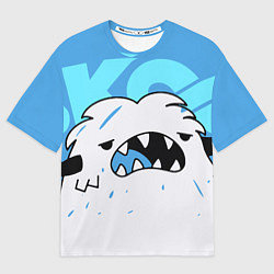 Мужская футболка оверсайз SK8 the Infinity Скейт Ланги